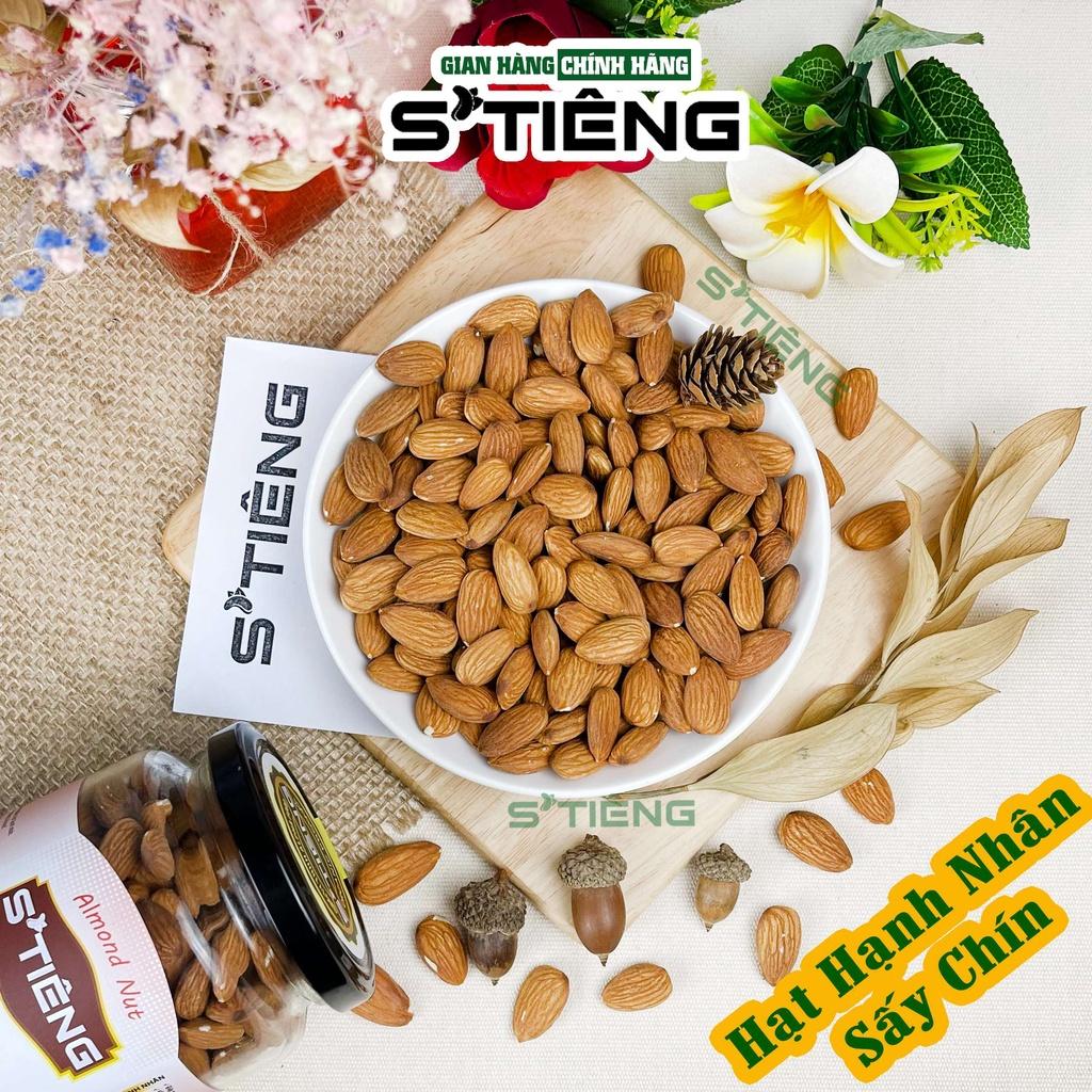 500Gr Hạt Hạnh Nhân Mỹ Tươi Sống - Sấy Chín Nguyên Vị STIENG