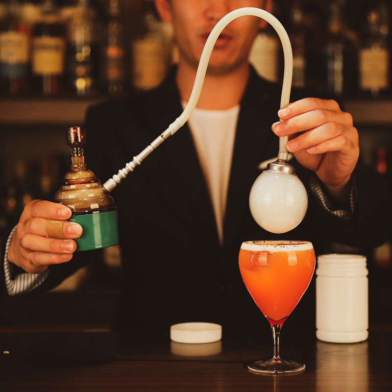Phễu tạo bong bóng khói cho cocktail