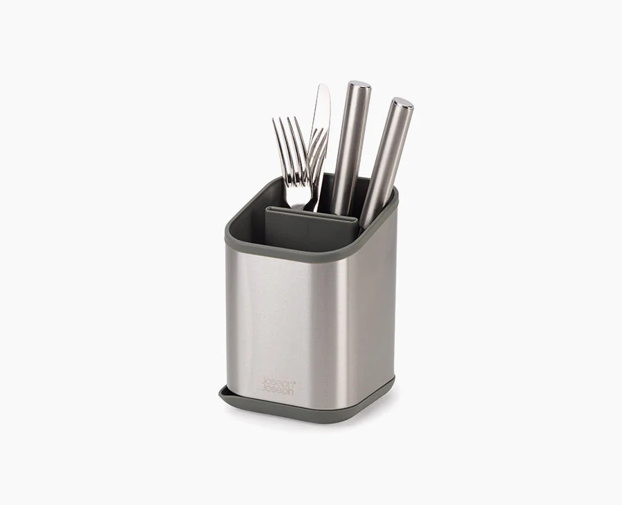 Dụng cụ để dao, thìa, dĩa Duo Steel Cutlery Drainer joseph joseph 851682 hàng chính hãng