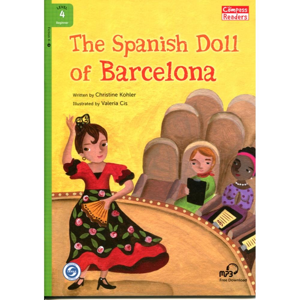 [Compass Reading Level 4-3] The Spanish Doll of Barcelona - Leveled Reader with Downloadable Audio Free - Sách chuẩn nhập khẩu từ NXB Compass