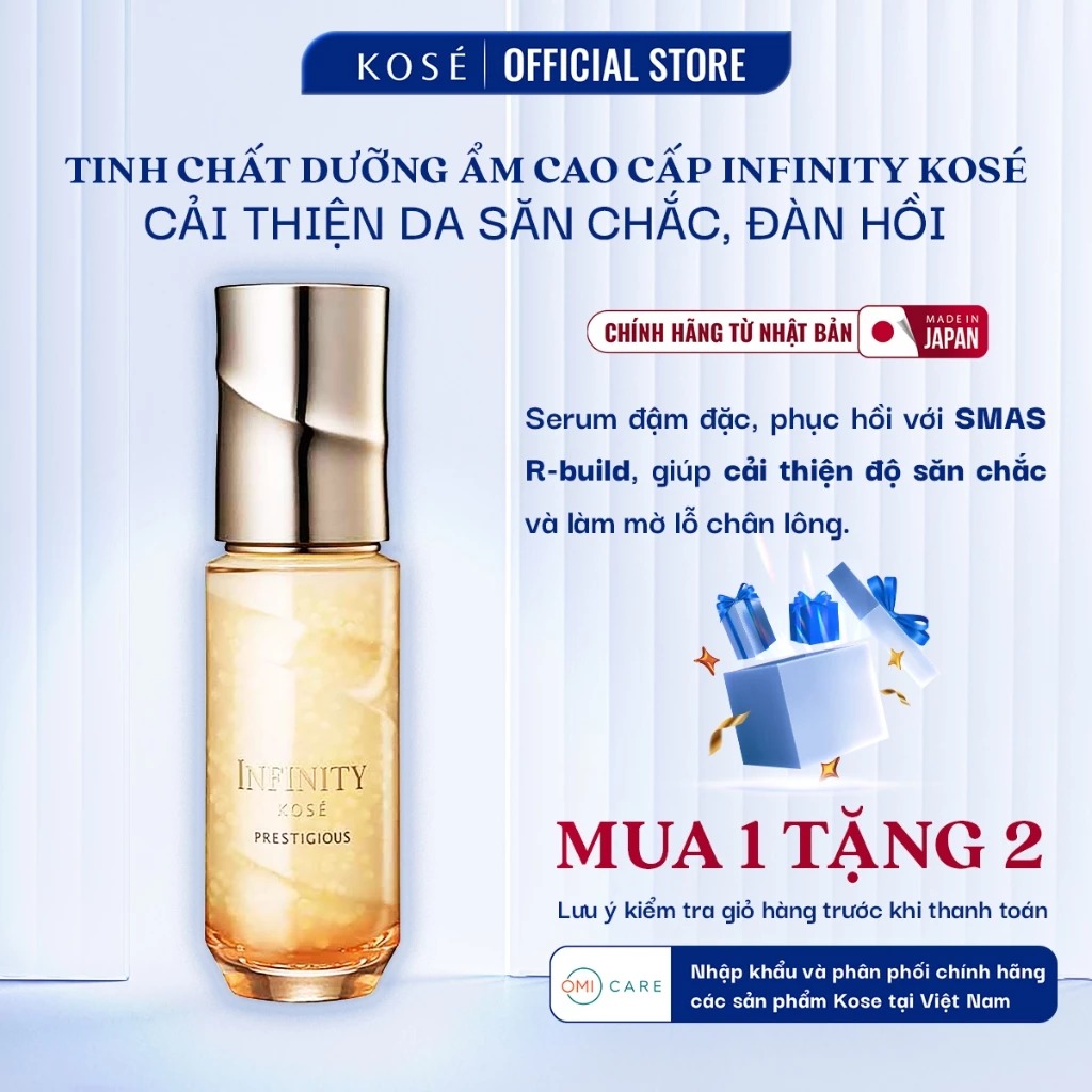 Tinh Chất Dưỡng Ẩm Cao Cấp Cải Thiện Độ Săn Chắc &amp; Đàn Hồi Da Infinity Kosé Nhật Bản