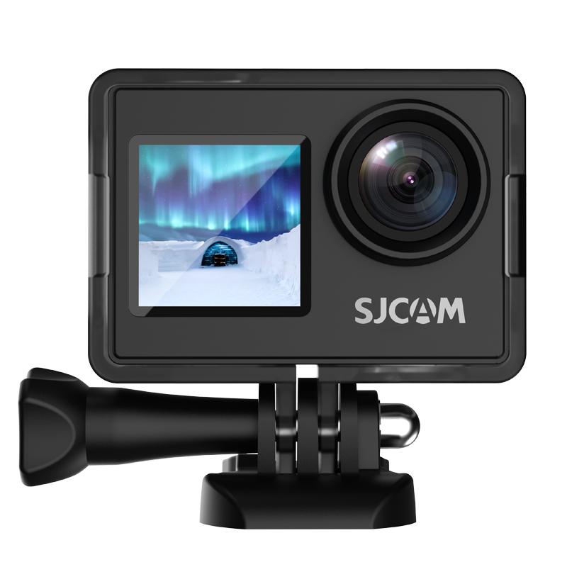 Máy ảnh hành động SJCAM SJ4000 4K 30PFS Màn hình kép WiFi Xe máy Mũ bảo hiểm máy ảnh Video Sports Video Máy ảnh hành động