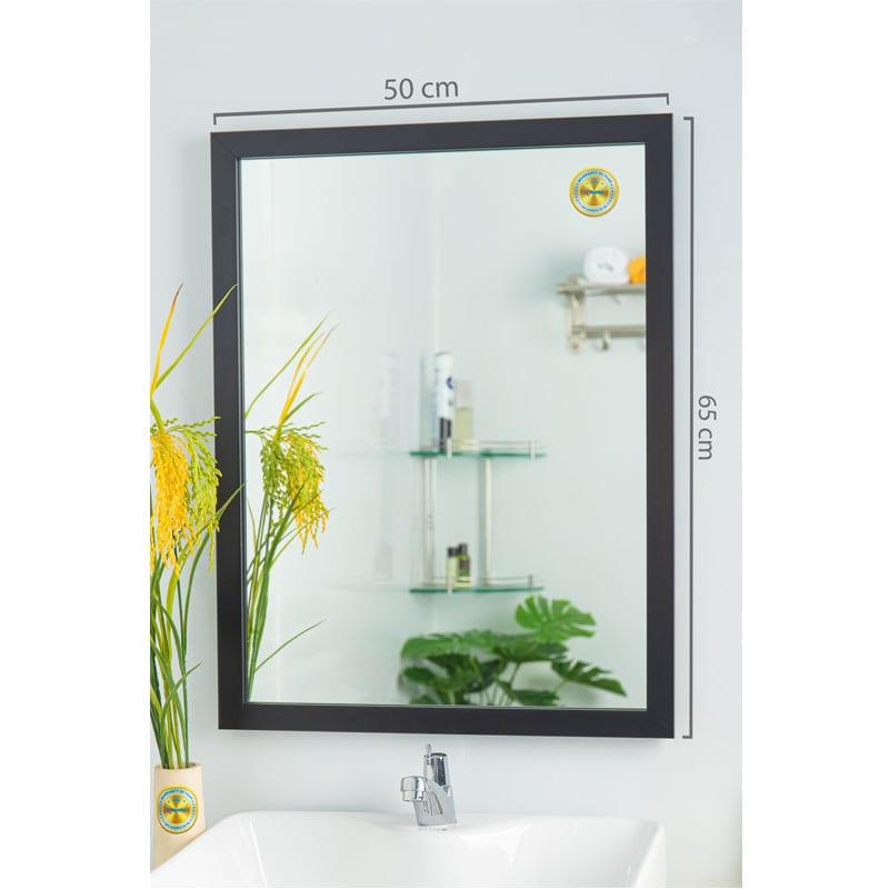 Gương soi cao cấp khung viền màu đen