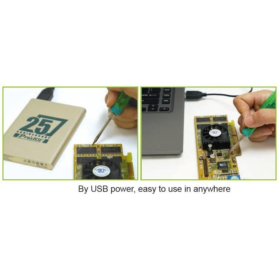 Mỏ hàn nhiệt nguồn USB 5V DC Pro'skit SI-168U