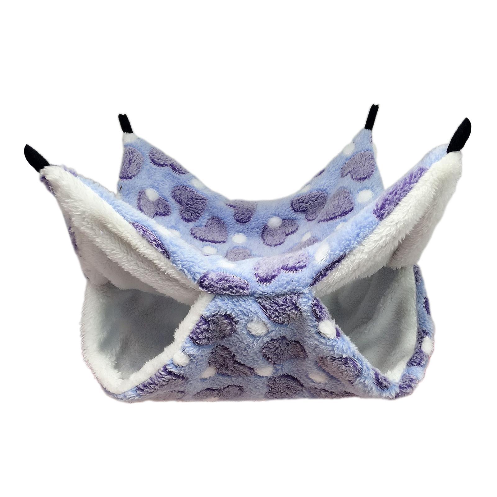 Hamster Hammock Bed Bedding Sleeping Warm Playing for Small Pet Parrot