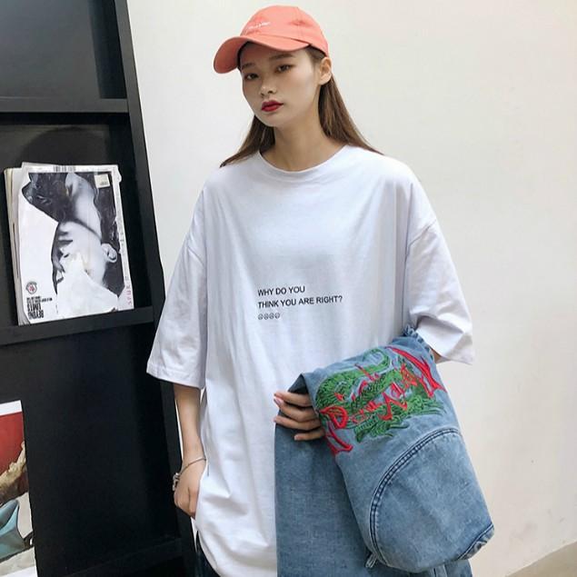 Áo Thun Tay Lỡ Form Rộng Unisex WHY DO YOU