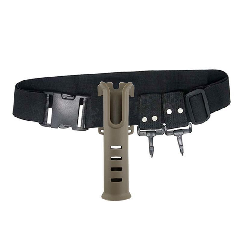 Adjustable Waist Belt Fishing Supplies Fishing Rod Belly Support Stand Up Pole Holder Inserter For Boat Sea Fishing Accessories