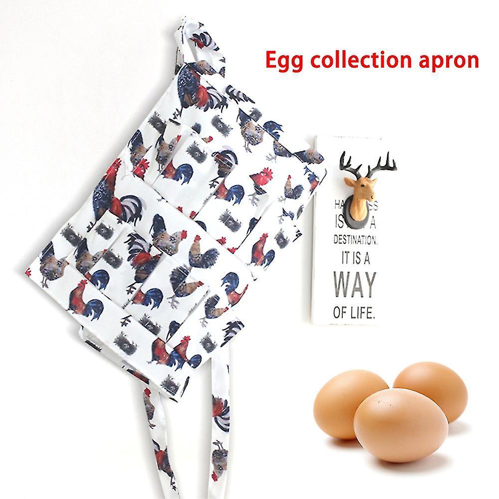 Tạp dề để thu thập trứng với một số túi, chống vỡ, unisex tạp dề