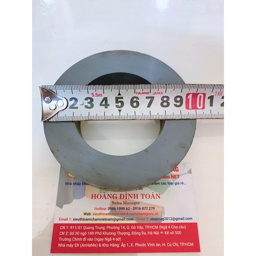 Nam châm đen ferrite 100x20 lỗ