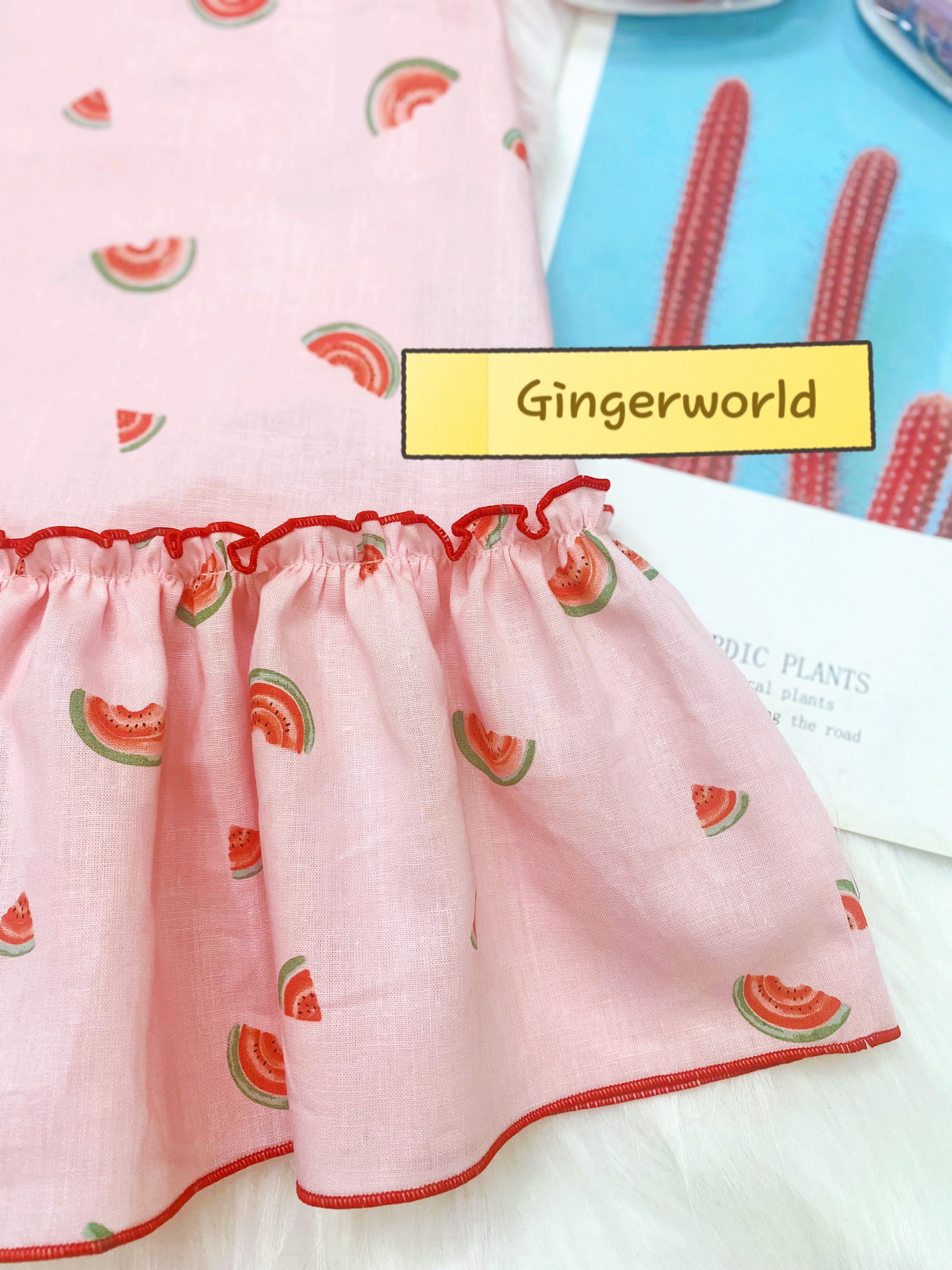 ĐẦM TINH NGHỊCH CHO BÉ SC398 GINGER WORLD