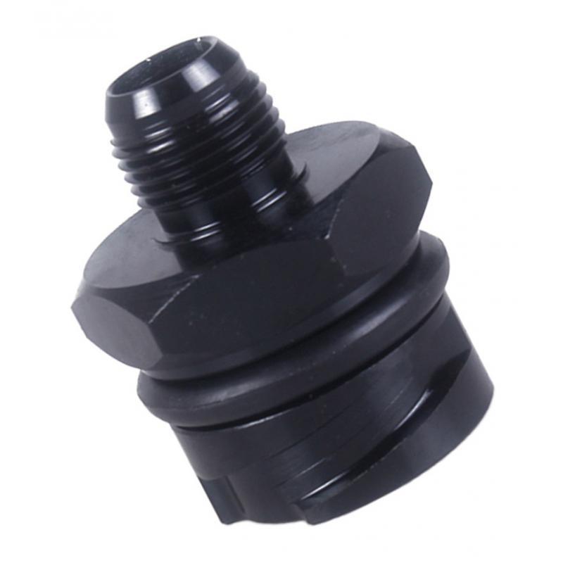 2xBillet Black Valve Cover Oil Cap w/ -8 AN Fitting for LSX7 LS1/LS6/LS2/LS3