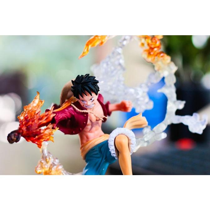 Mô hình One Piece Luffy Hỏa Quyền - Đồ chơi mô hình One Piece trang trí bàn làm việc