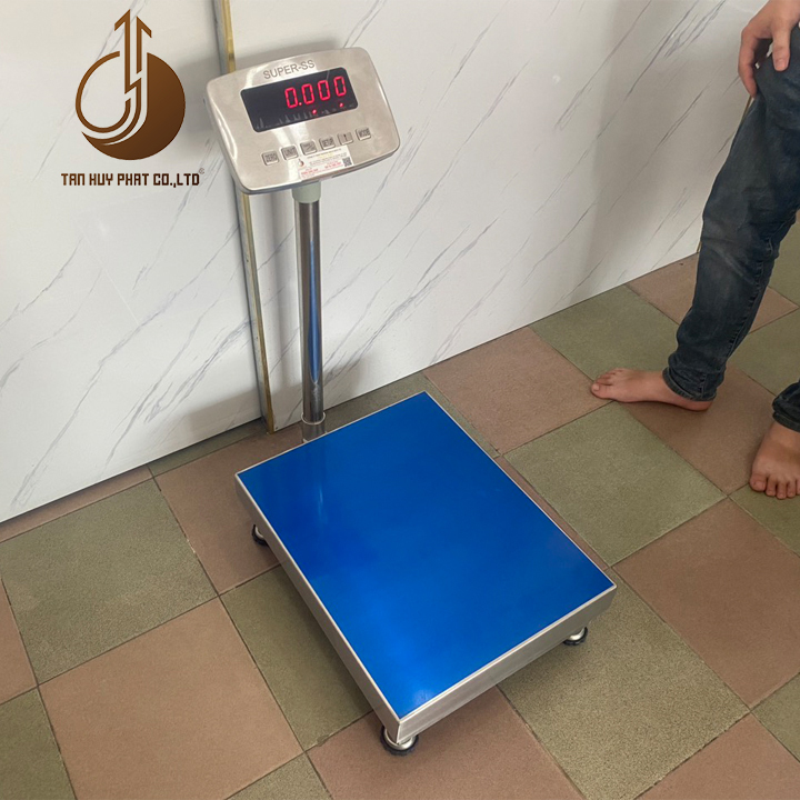 Cân Điện Tử Chống Nước JWS - Mặt Bàn Cân Inox 500x600MM