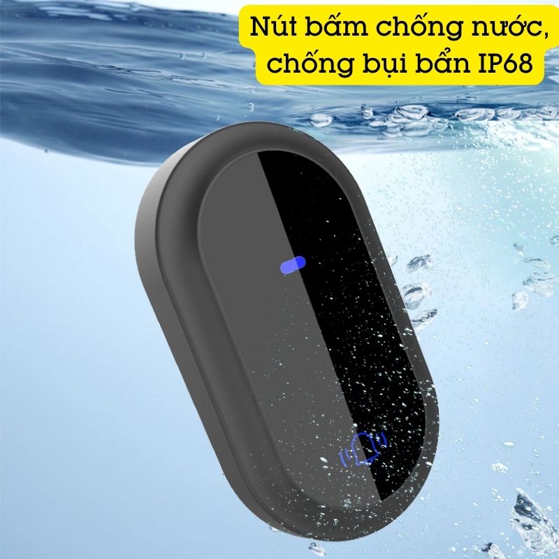 Chuông cửa không dây không pin HBM09