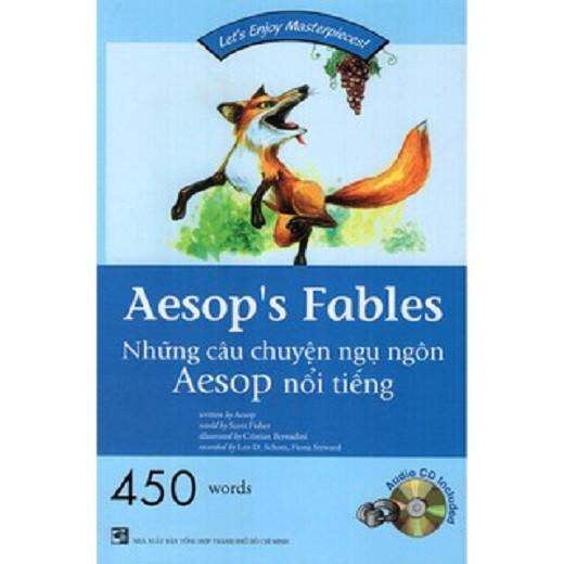 Happy Readers Aesop's Fables 44007  Những Câu Chuyện Ngụ Ngôn Aesop Nổi Tiếng (450 Words + CD)  - Bản Quyền