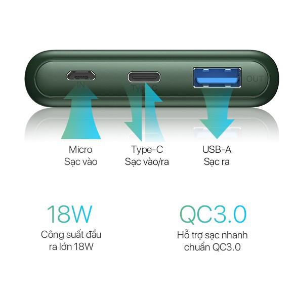 Pin Sạc Dự Phòng Dung Lượng 10.000mAh VIVAN, Hỗ Trợ Sạc Nhanh Chuẩn PD/QC3.0 18W Với 2 Output & 2 Input - Hàng Chính Hãng