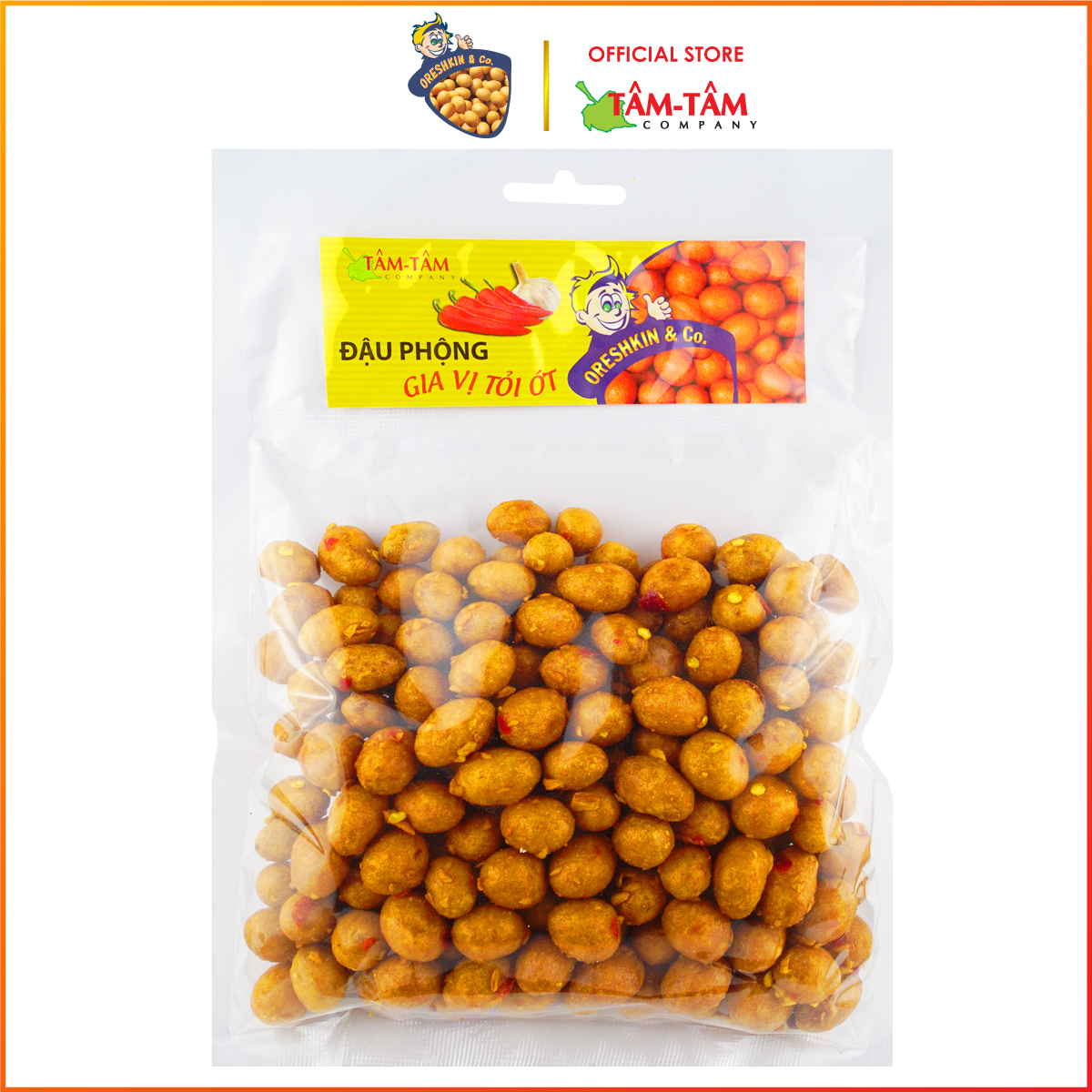 Đậu phộng da cá tỏi ớt ORESHKIN 250g