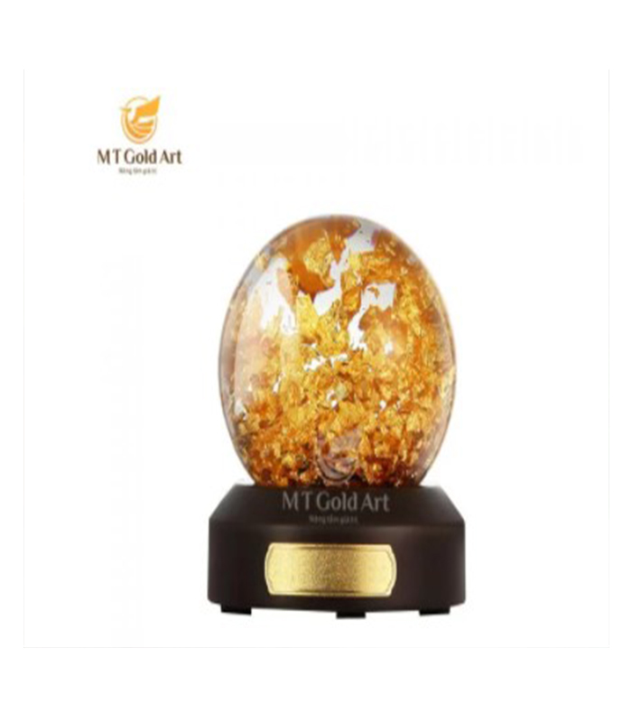 Quả cầu pha lê phong thủy (đế pha lê tròn) D=100cm MT Gold Art- Hàng chính hãng, trang trí nhà cửa, phòng làm việc, quà tặng sếp, đối tác, khách hàng, tân gia, khai trương