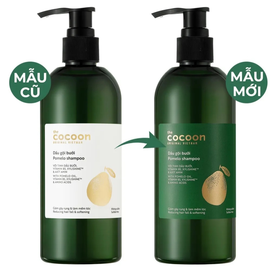 Combo dầu gội và dầu xả Cocoon ngăn rụng tóc giúp tóc mềm mượt 310ml - Thanh Mộc Hương Hà Tĩnh
