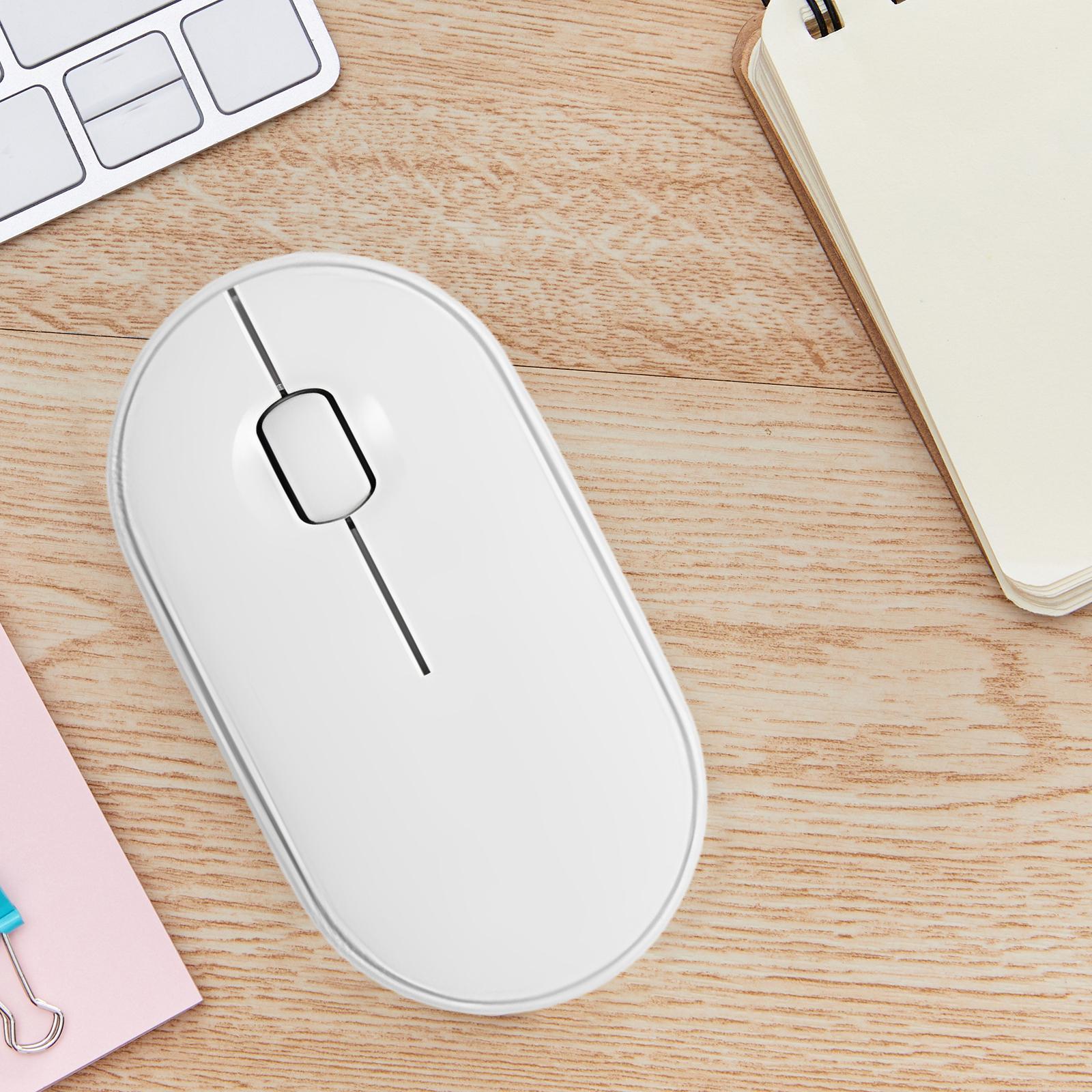 Bluetooth USB Wireless Mouse 1000DPI Portable Rechargeable for Computer