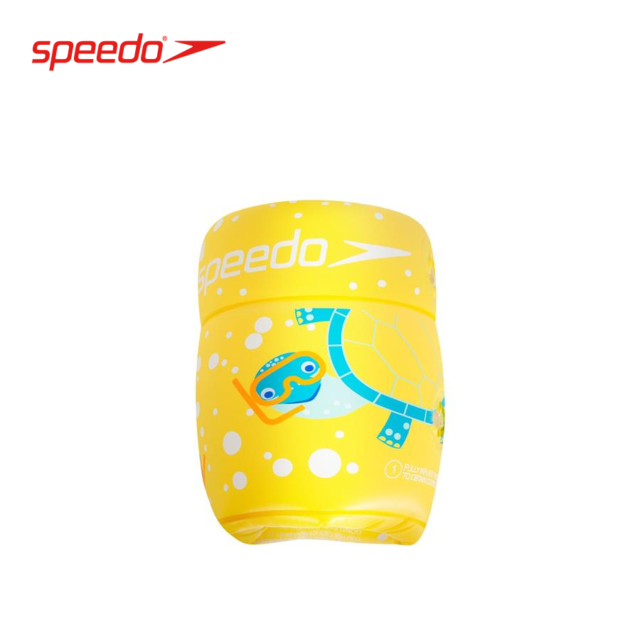 Phao tay trẻ em Speedo PRINTED ROLL UP ARMBANDS IU YELLOW/BLUE - 8-12261D702