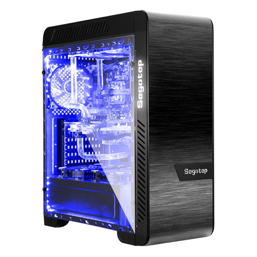 Case Máy Tính Segotep EOS BLACK E-ATX - Hàng Chính Hãng