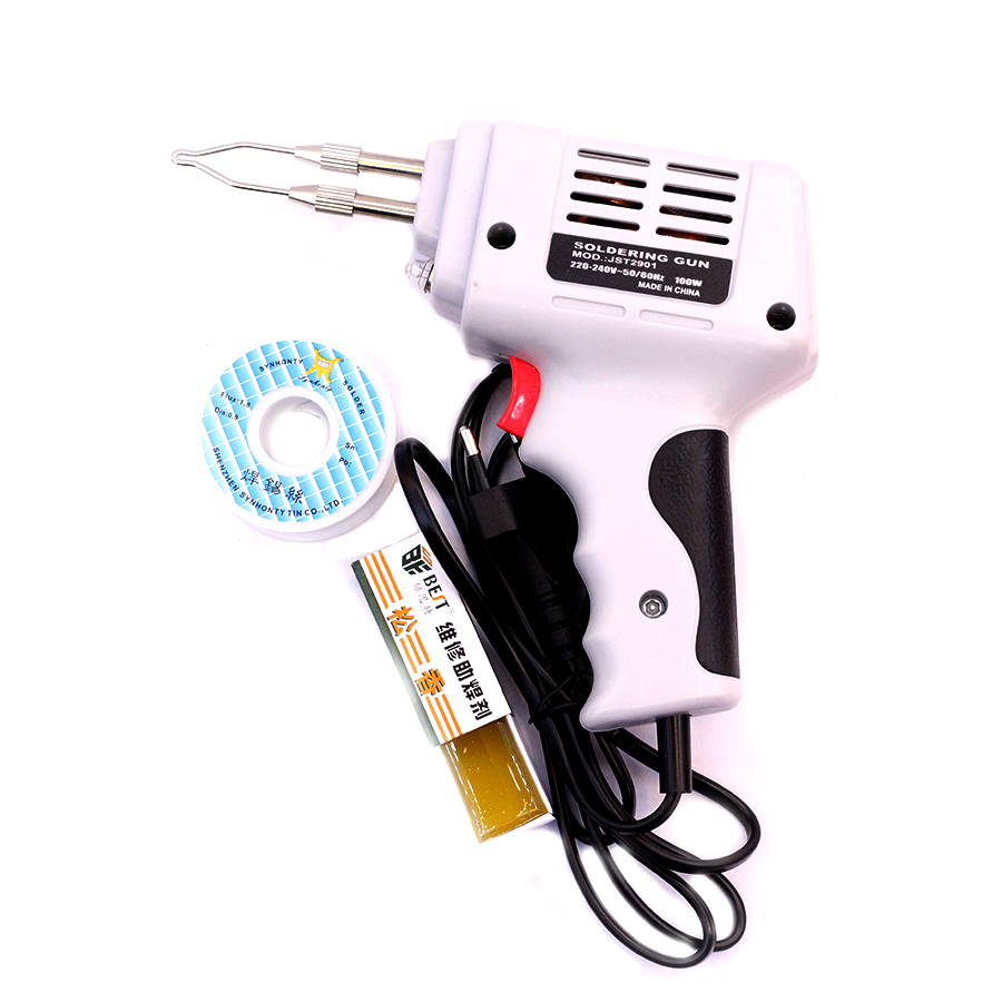 Mỏ Hàn Xung 220V 100W Tặng 01 Cuộn Thiếc 50G, 01 Nhựa Thông Hộp