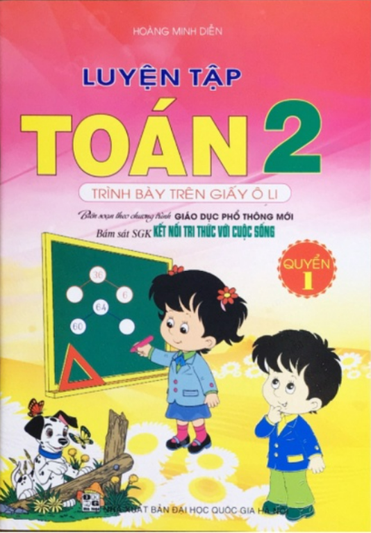 Sách - Luyện tập toán 2 Quyển 1 - Trình bày trên giấy ô li