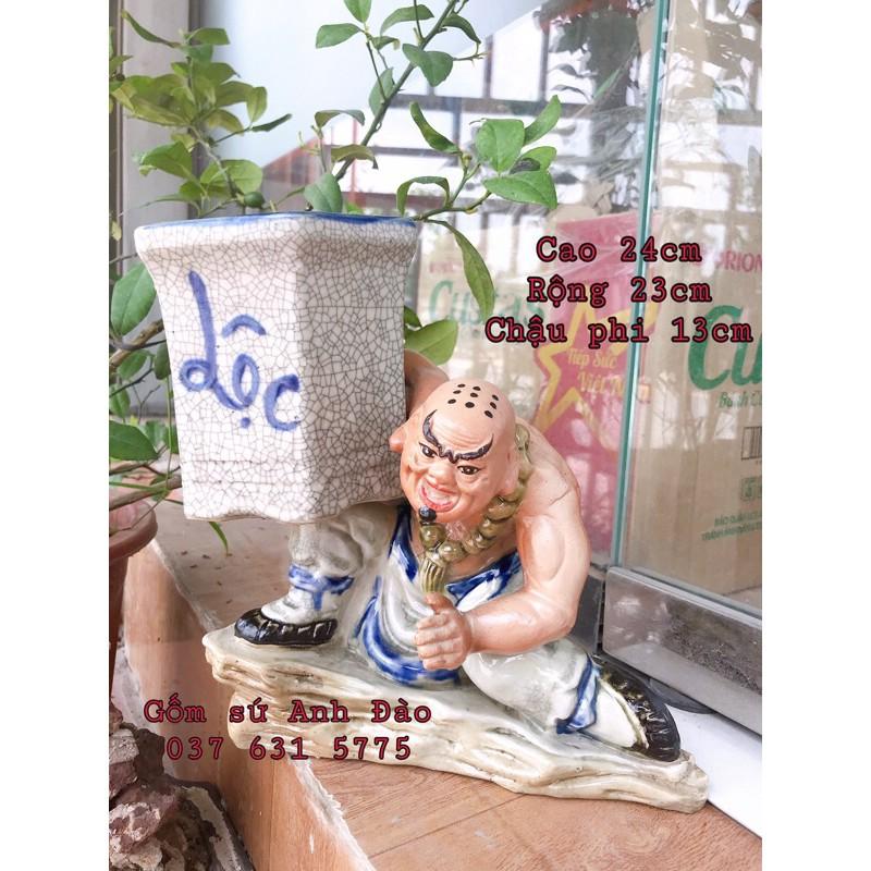 Chậu tượng la hán nâng vò thế cực đỉnh