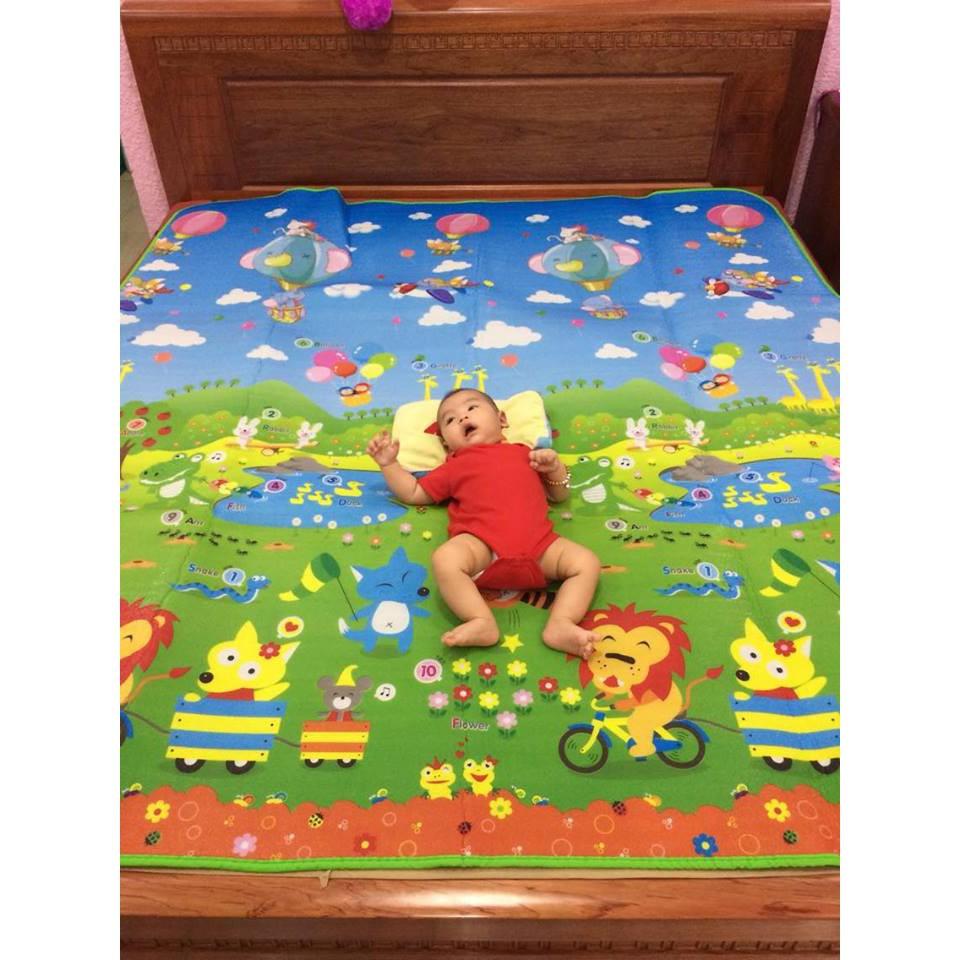 THẢM CHƠI MABOSHI 2 MẶT CHO BÉ THÔNG MINH