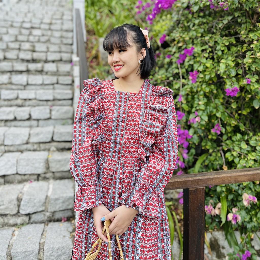 LIIN - Đầm cổ vuông bèo xinh xắn