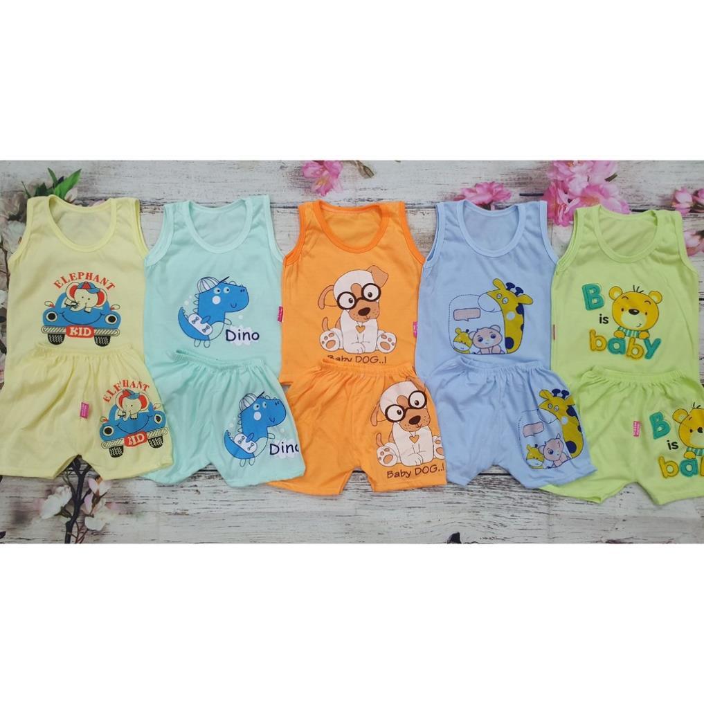 Combo 10 bộ cotton ba lỗ đủ màu cho bé cater's cotton size 2-6/quần áo trẻ em/Bộ bé trai/Bộ bé gái