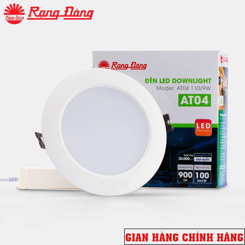 Đèn LED âm trần Rạng Đông AT04 BẢO HÀNH 24 THÁNG Đèn downlight 7W, 9W