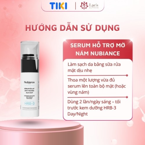 SERUM NÁM - Nubiance. Paris HRB-3 Anti Dark Spot Serum 30mL