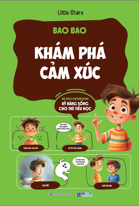 Bộ Sách GROWBOOKS - Kỹ Năng Sống Cho Trẻ Tiểu Học: Học Cách Nói Chuyện, Bảo Vệ Mình, Sức Khỏe, Cảm Xúc, An Toàn