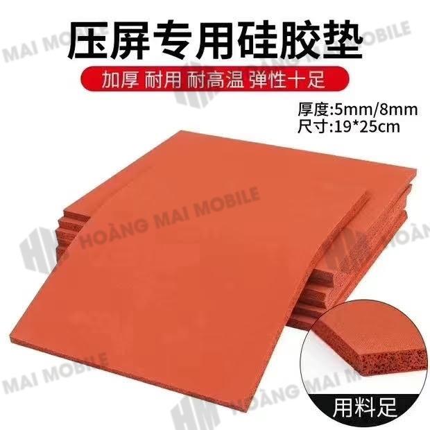 Cao su đỏ ép kính 300x250x8mm