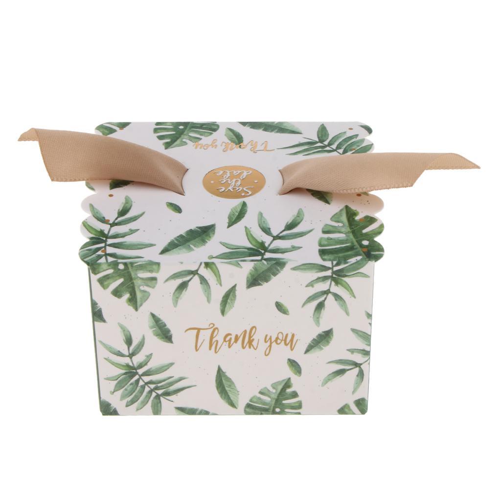 10 pieces candy chocolate gift box wedding favor boxes with