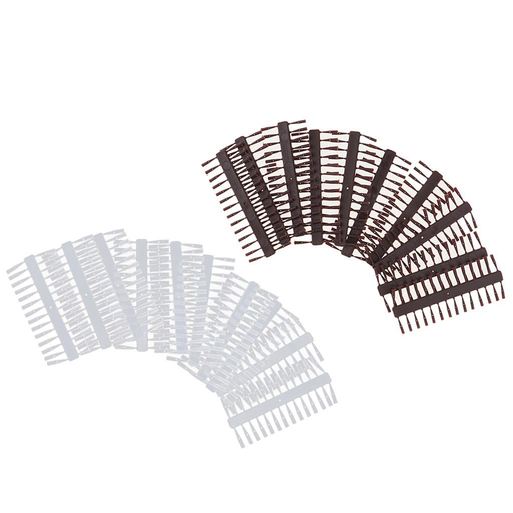 2-8pack 10 Set / 280pcs Carp Fishing Hair Rig Stops Boilie Bait Stops Length 7mm