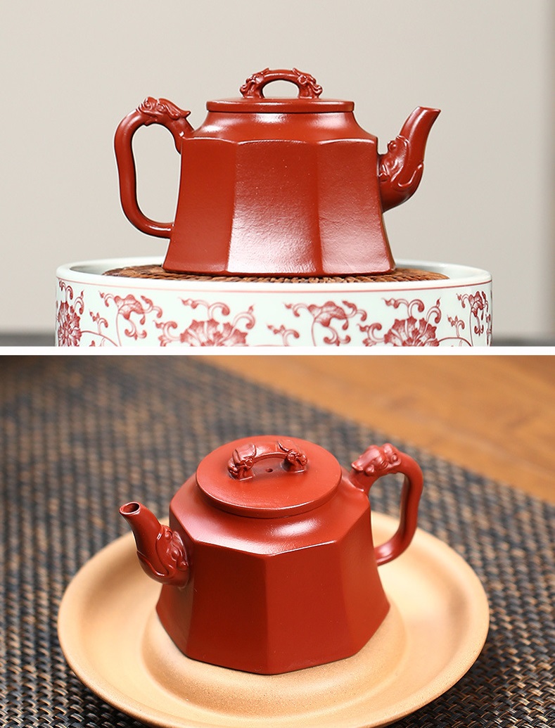Ấm Tử Sa Nghi Hưng Bát Phương Long Tôn 180 ml