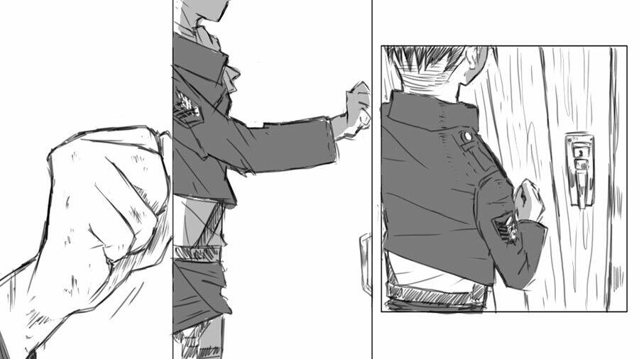 đại chiến titan - những sưu tầm về doujinshi chapter 37 8