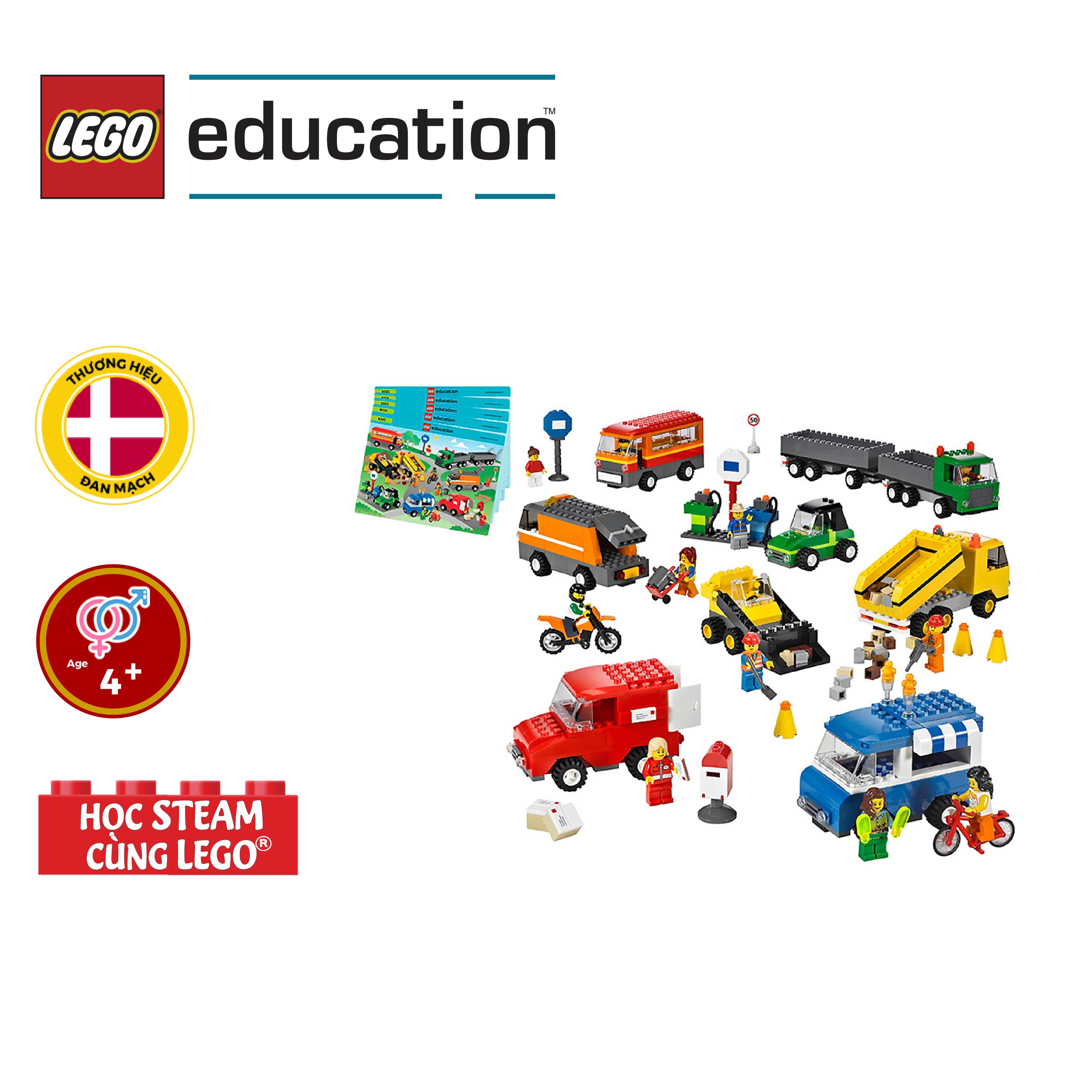 Đồ Chơi LEGO EDUCATION Chủ Đề Giao Thông - Phương Tiện Giao Thông 9333