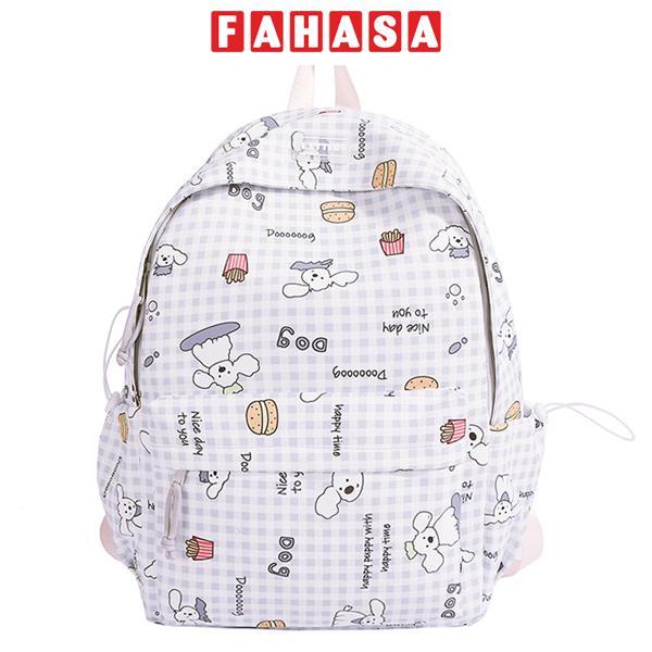 Ba Lô Thời Trang Checkered Dog - Omaska 1968# - Màu Xám