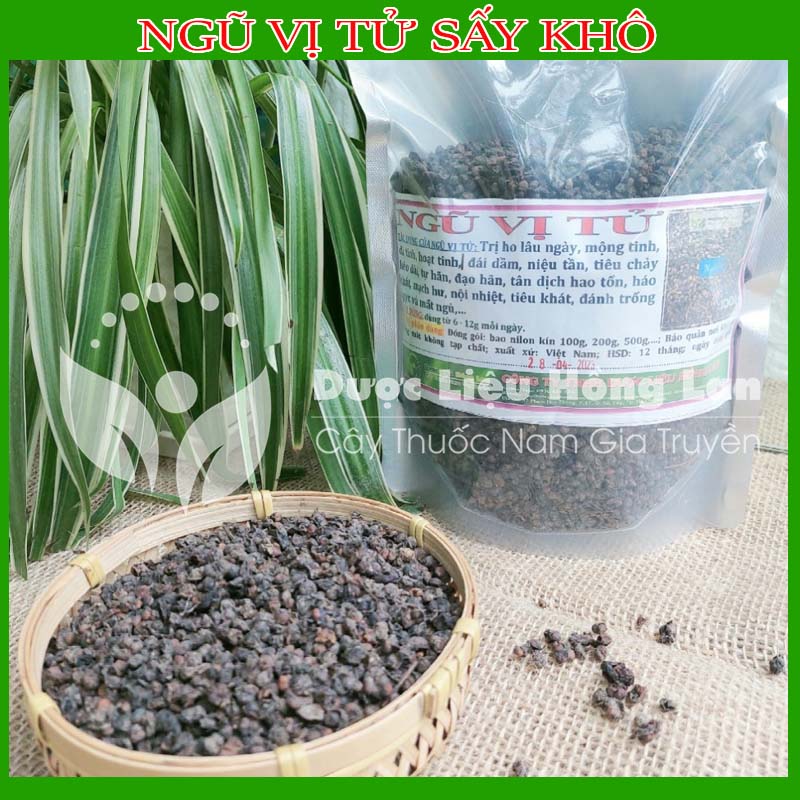 500gram Ngũ vị tử vị thuốc bắc khô sạch