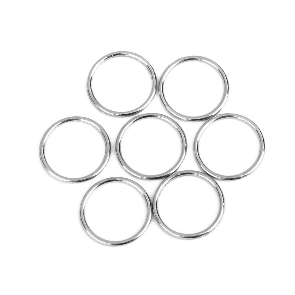 200 Pieces Silver Metal Bra Strap Adjuster Slider/O Ring Lingerie Sewing Crafts
