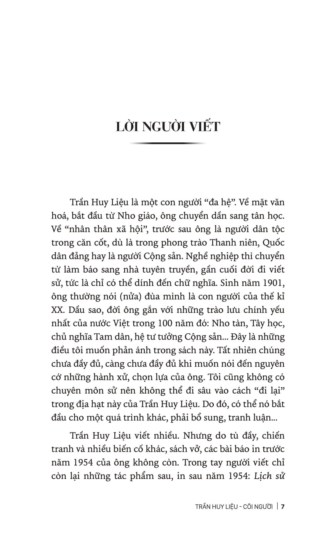 Trần Huy Liệu - Cõi Người