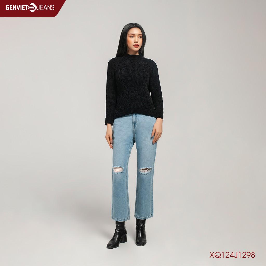 Quần Dài Jeans Nữ GENVIET XQ124J1298