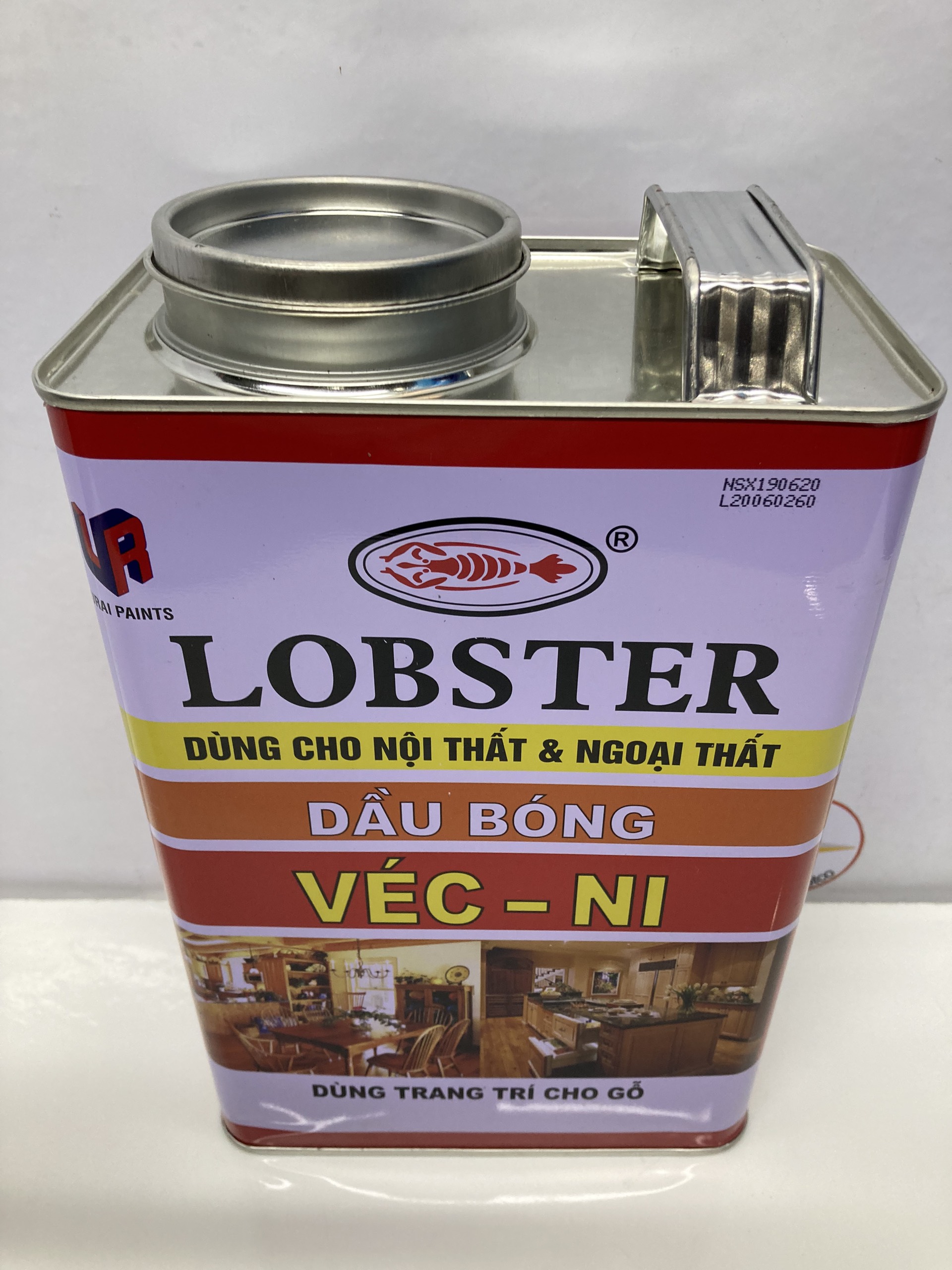 Véc Ni Lobster bảo vệ bề mặt gỗ 3.5L