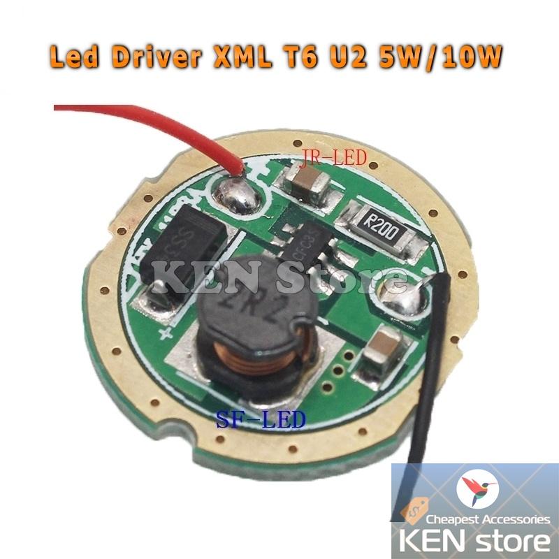 Led driver, nguồn led 5W 10W in 3V-4.2V (1 pin 18650), out 3.7V dành cho chip led XPE / Q5 / XML T6 / XML2 U2