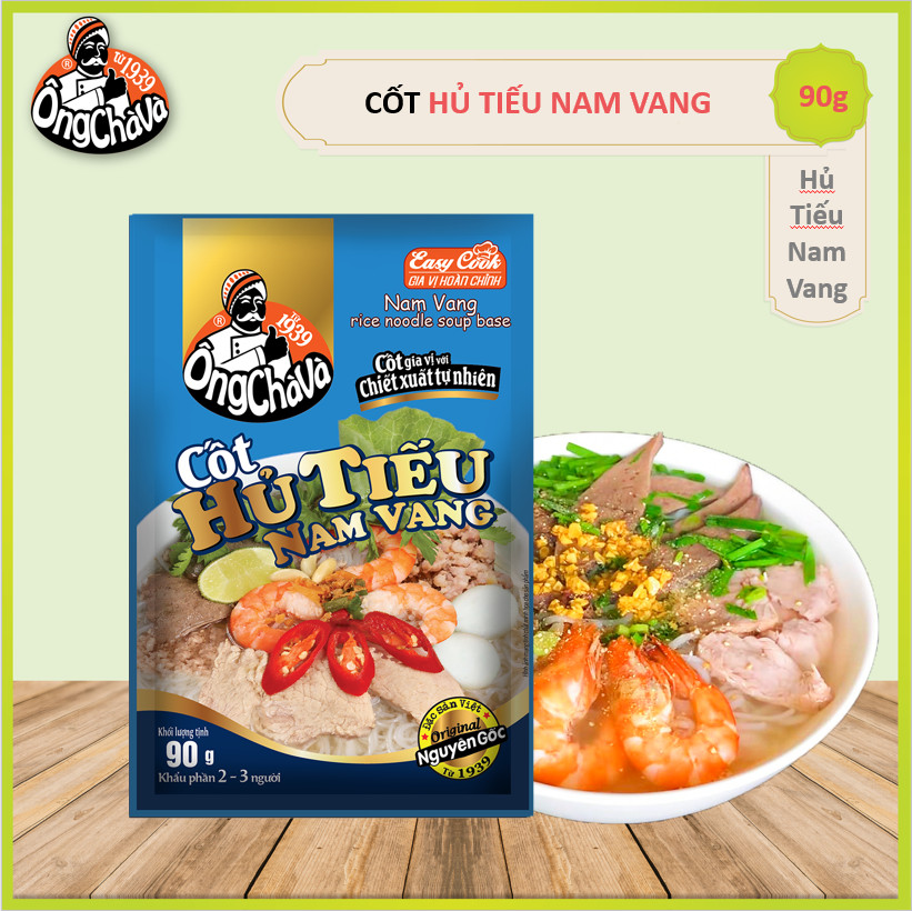 Cốt Hủ Tiếu Nam Vang Ông Chà Và 90gr (Nam Vang Rice Noodle Soup Base)