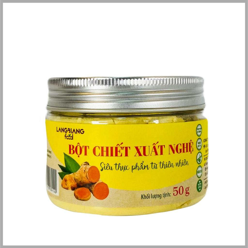 Bột chiết xuất nghệ LangBiang Food 50g, hũ